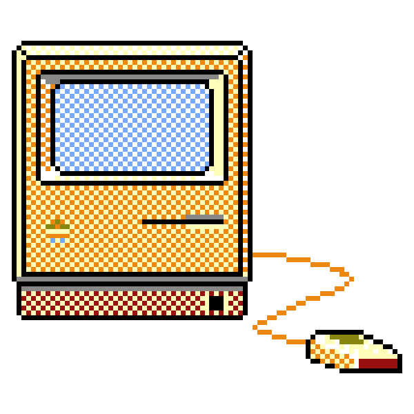 SVG Beagle Bros Clip Art - Macintosh