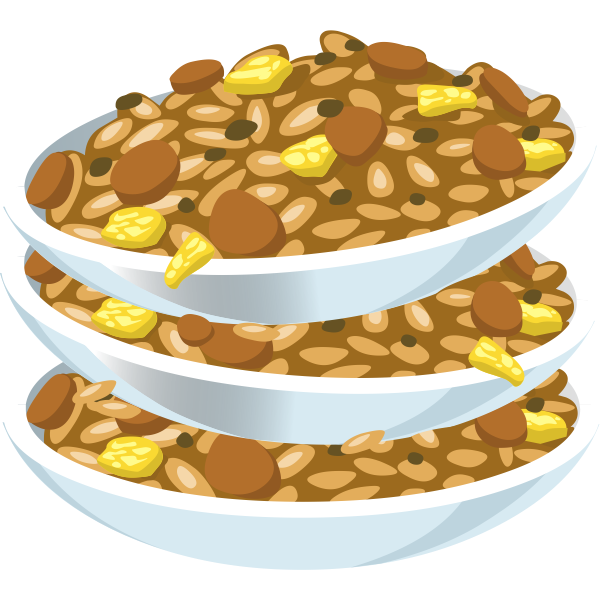 SVG Beans plates