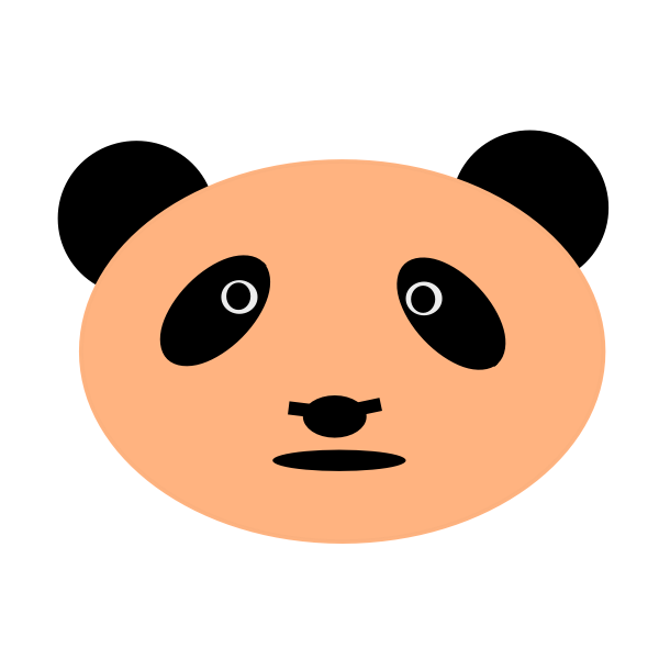 SVG Bear039s head
