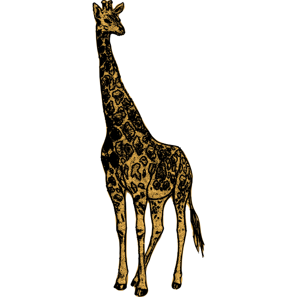 SVG Beautiful Giraffe