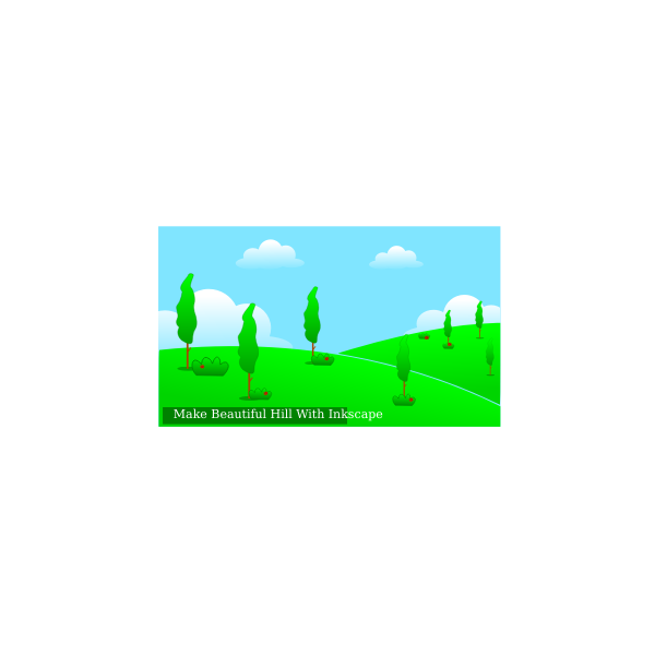 SVG beautiful hill