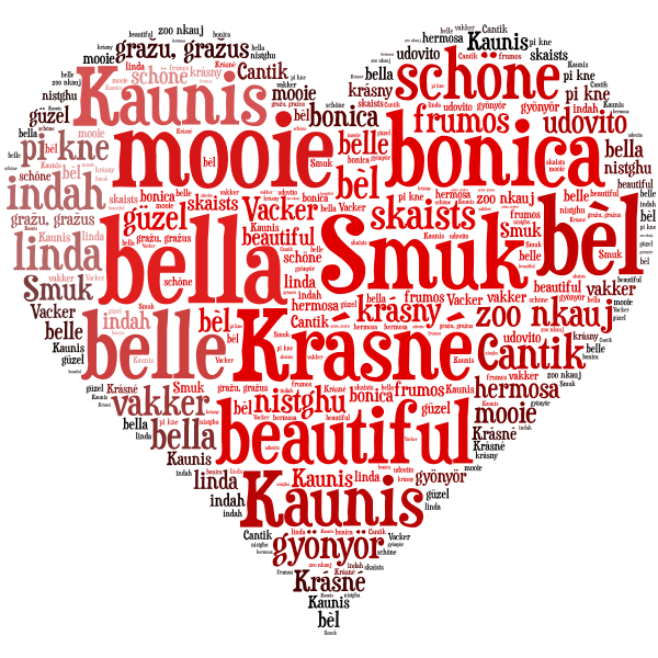 SVG Beautiful in 50 languages