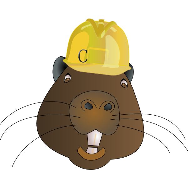 SVG Beaver039s head