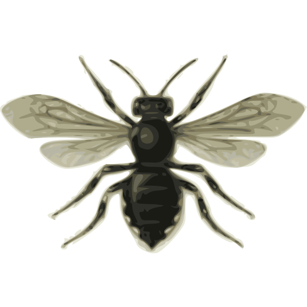 SVG bee Mlecle ponctue