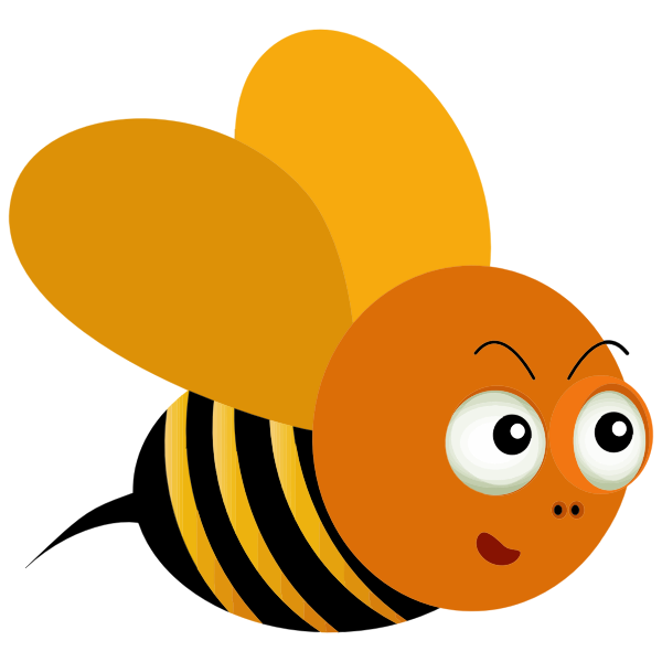 SVG Bee vector illustration