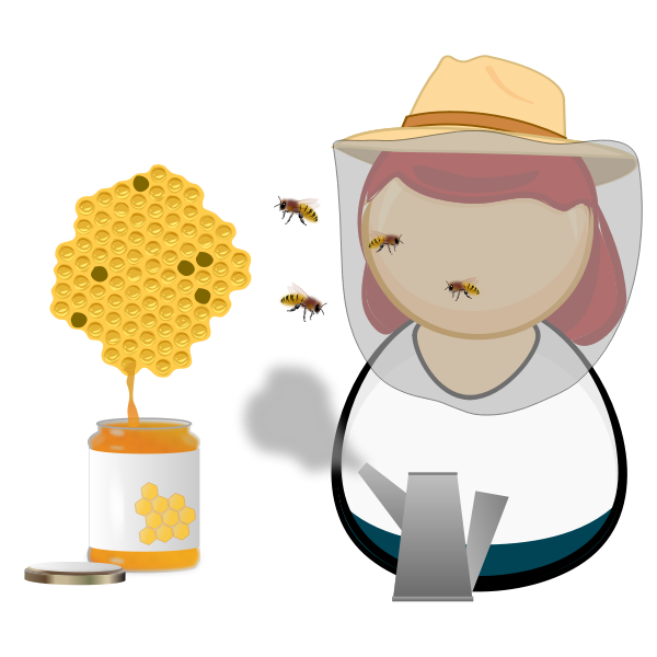 SVG Beekeeper  apiarist
