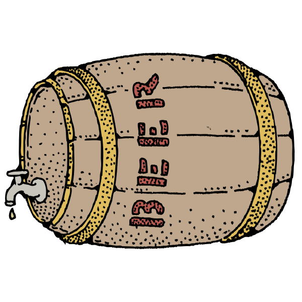 SVG beer barrel