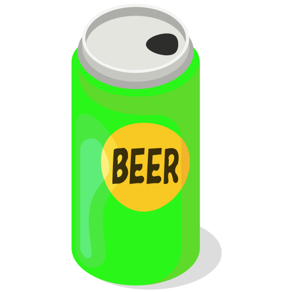 SVG Beer in a can
