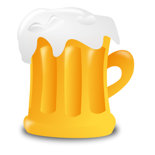 SVG Beer mug vector illustration