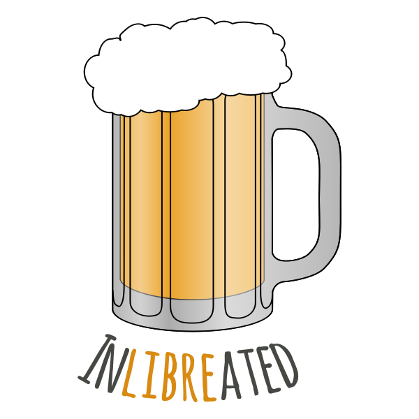 SVG Beer mug with writing underneath vector image