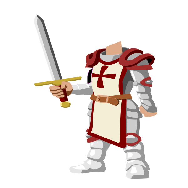 SVG Beheaded knight