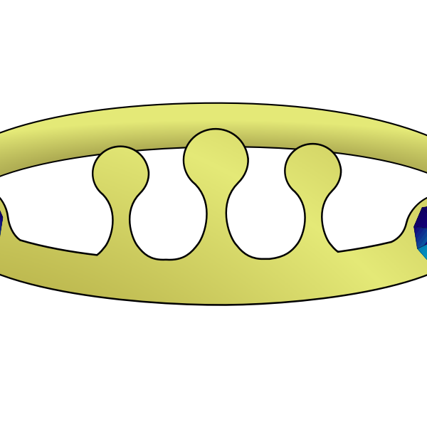 SVG bejewelled crown with t 01