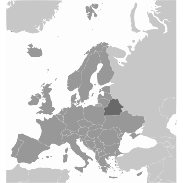 SVG Belarus vector map