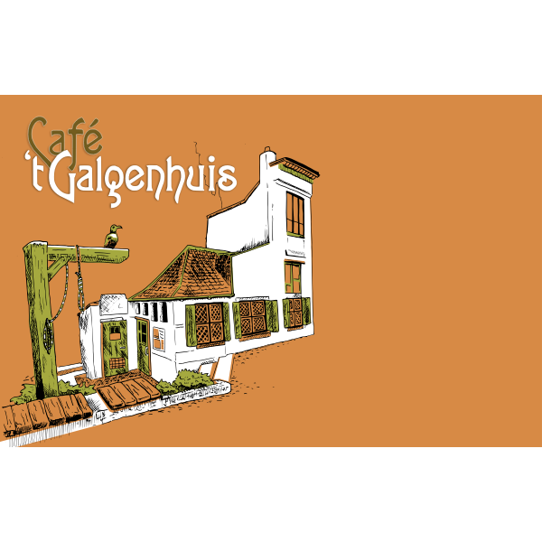 SVG Belgian pub vector image