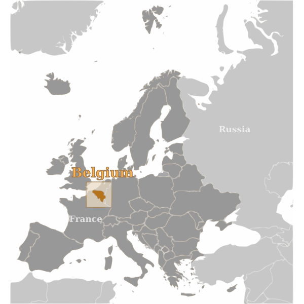 SVG Belgium map location