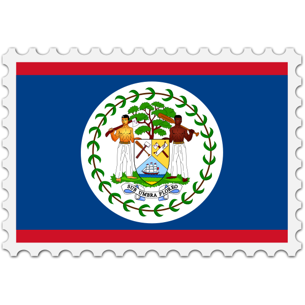 SVG Belize flag image