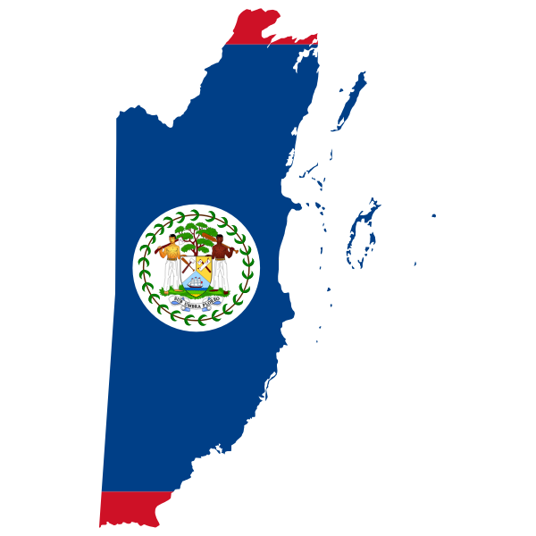 SVG Belize map