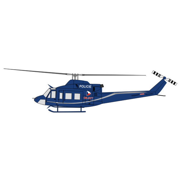SVG Bell 412 helicopter of the Czech police