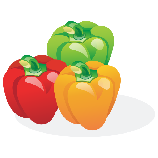SVG Bell peppers