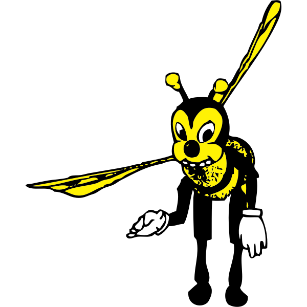SVG bending bee