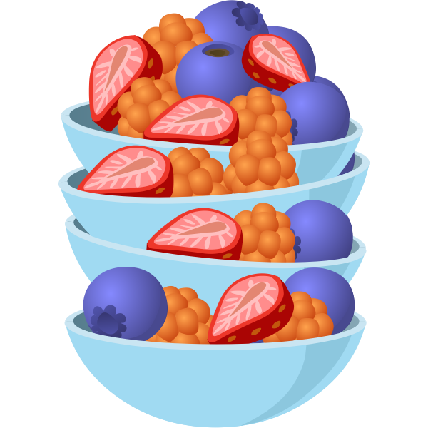 SVG Berry bowl