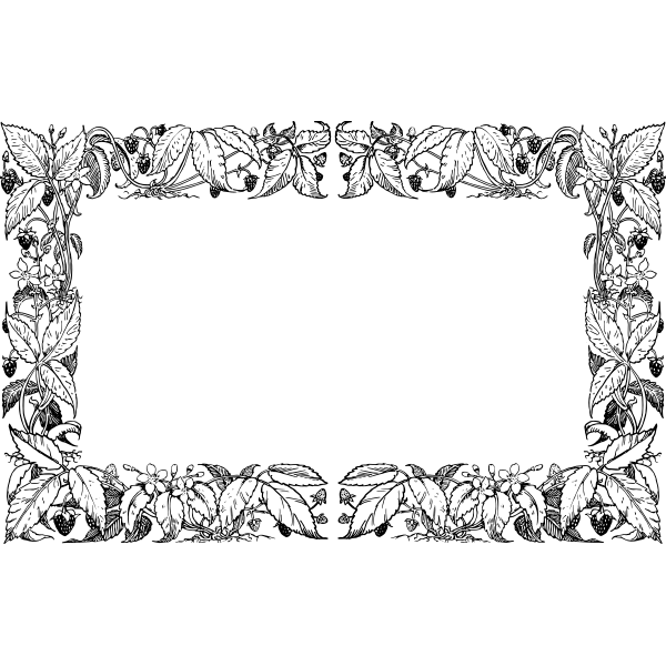 SVG Berry Frame