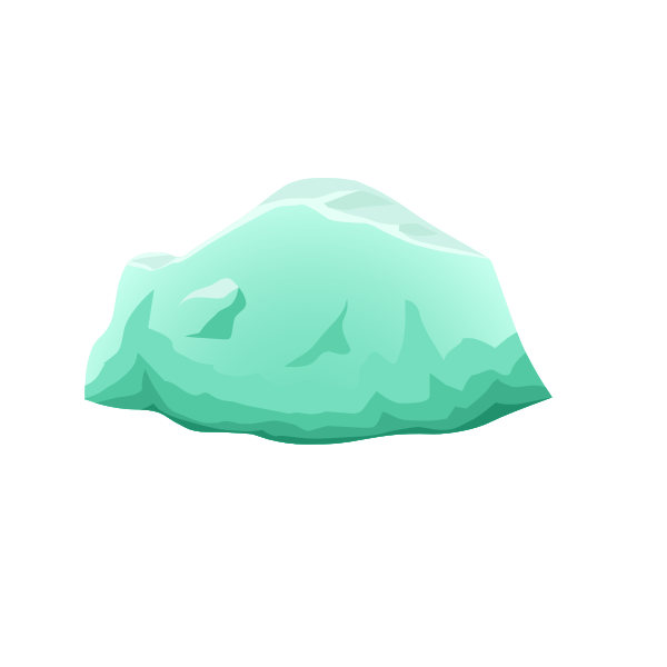 SVG Beryl harvestable rock vector illustration