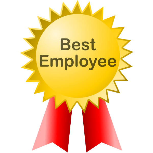 SVG Best employee reward