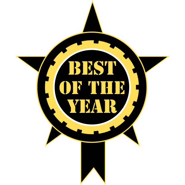 SVG Best Of The Year Sticker