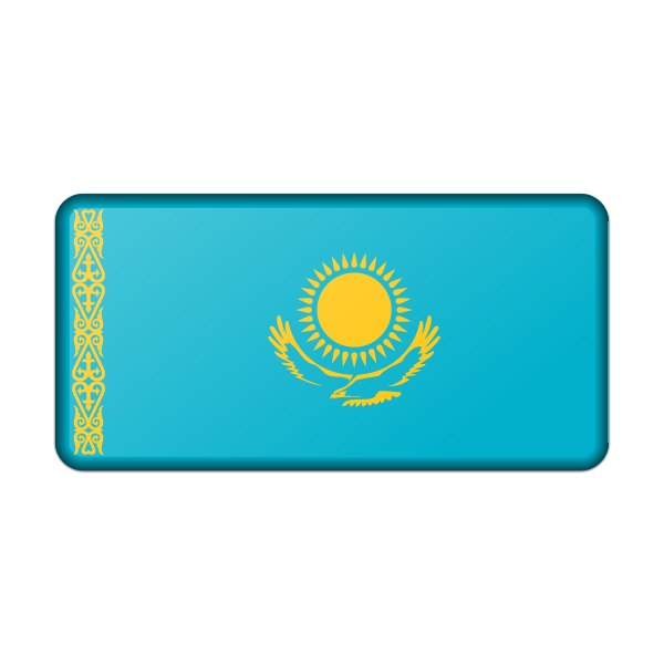 SVG Bevelled Kazakhstan