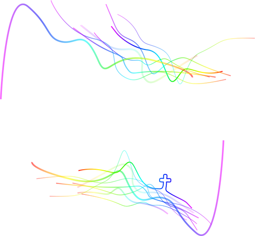 SVG bg lines cross