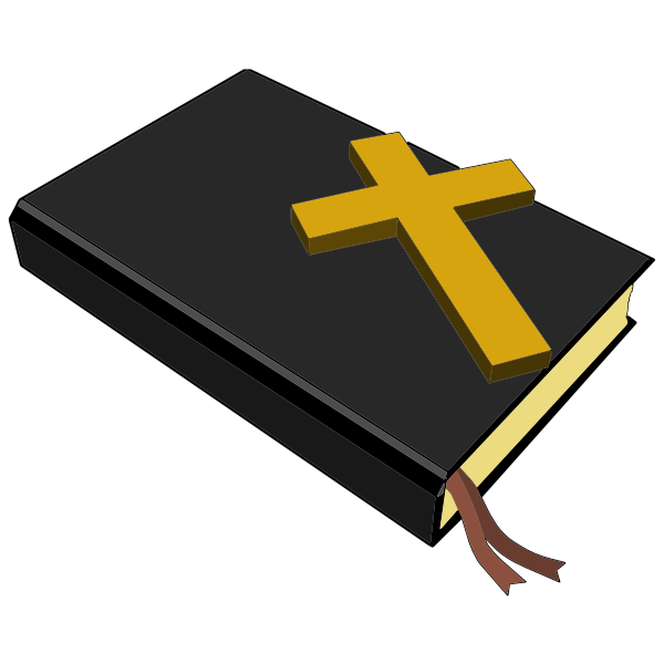 SVG Bible and cross