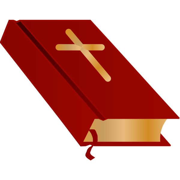 SVG Bible closed vector illustration