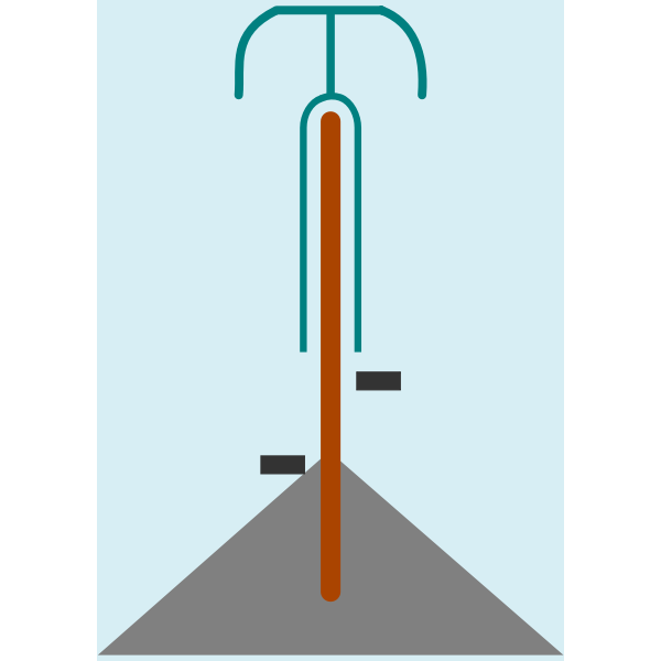 SVG Bicycle front view-1574669900