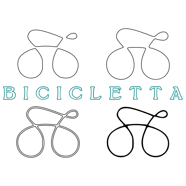 SVG Bicycle logo design