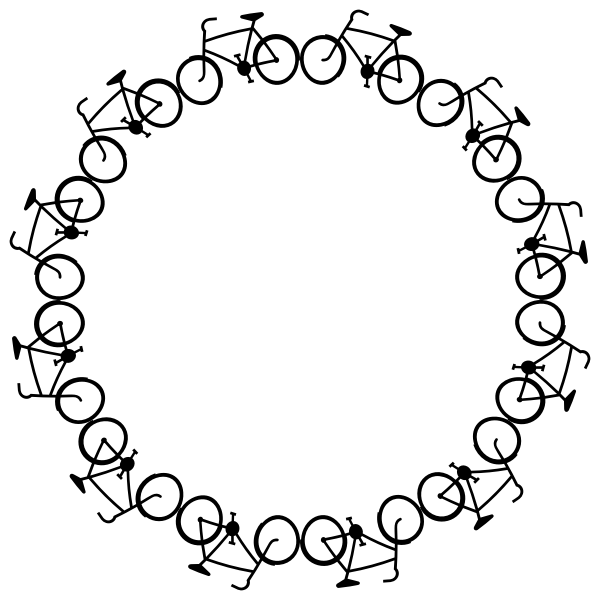 SVG Bicycles Frame round