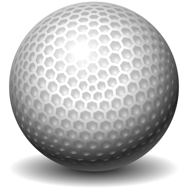 SVG Big golf ball