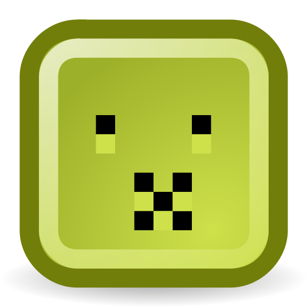 SVG Big kiss smiley vector icon