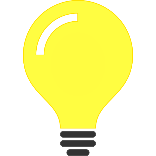 SVG Big light bulb