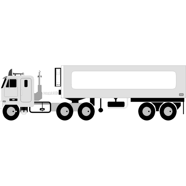 SVG Big lorry vector illustration