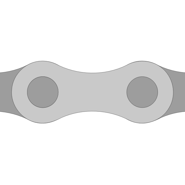 SVG Bike chain link