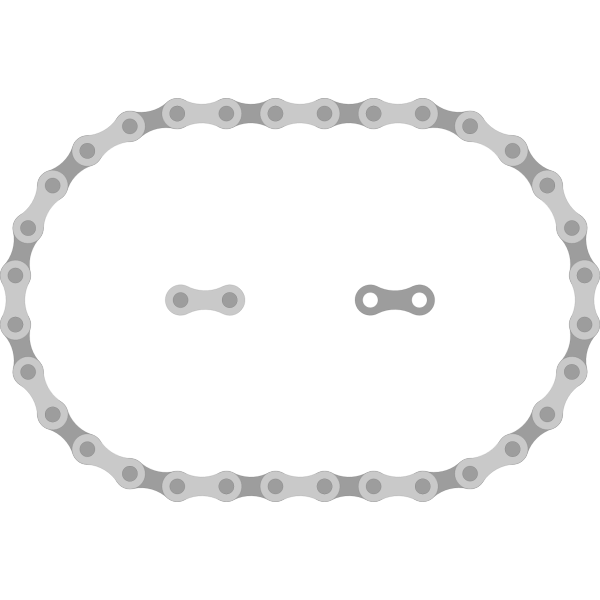 SVG Bike Chain Links