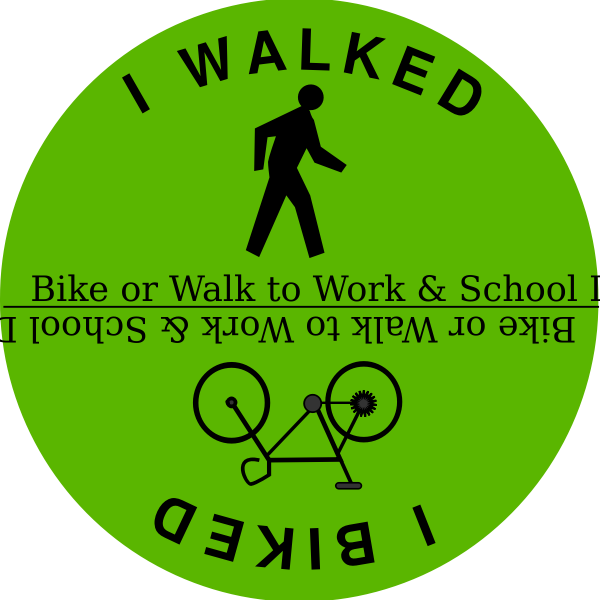 SVG Bike or Walk to Work amp School Day