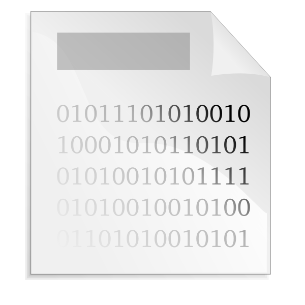 SVG Binary file vector graphics