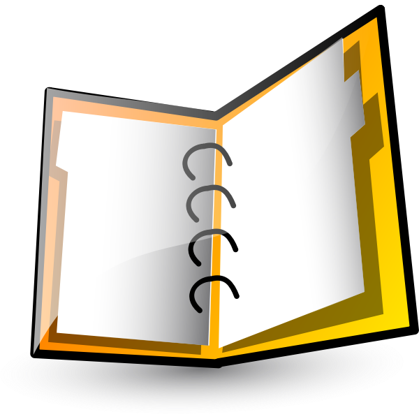 SVG Binder vector illustration