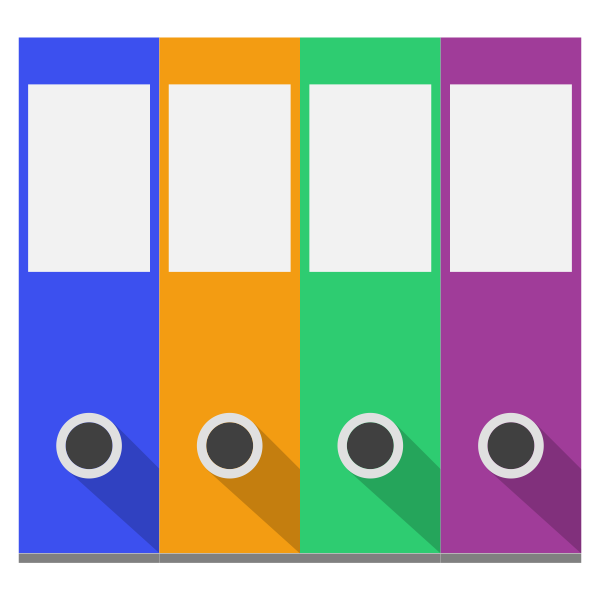 SVG Binders vector clip art