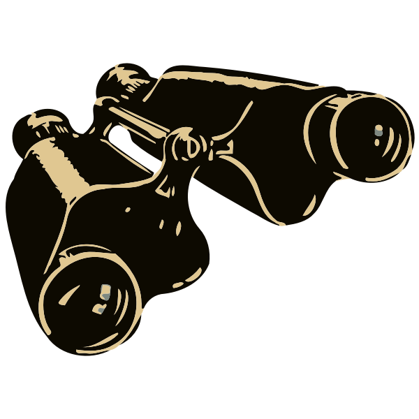 SVG Binoculars vector image