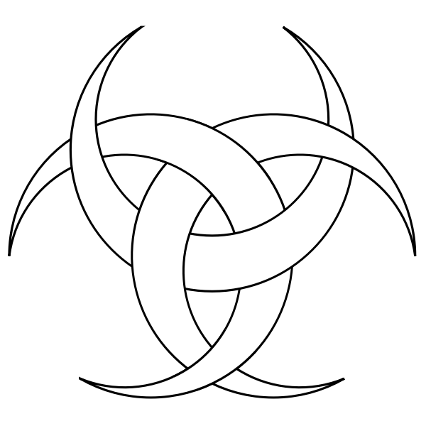 SVG Biohazard vector icon