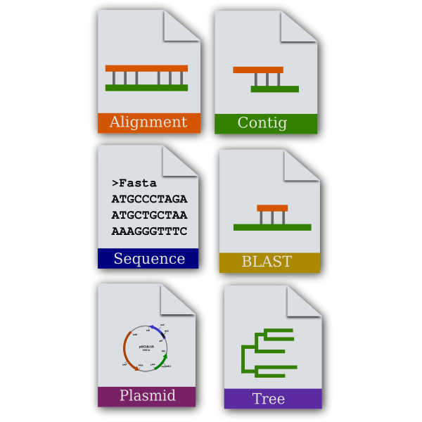 SVG Bioinformatics icon set
