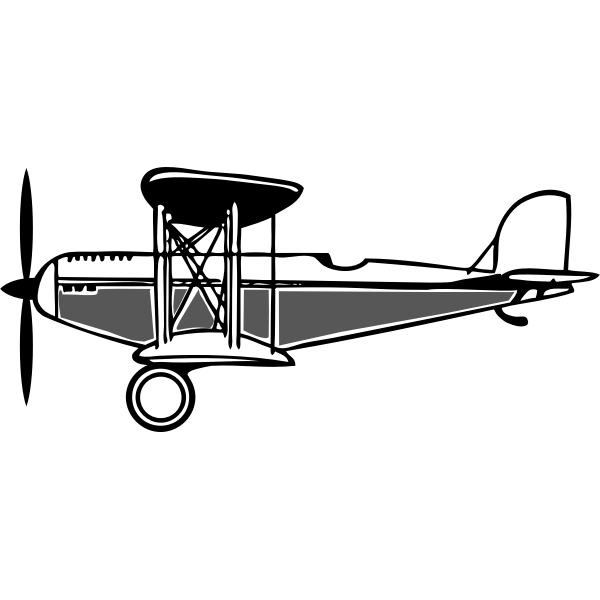 SVG Biplane drawing